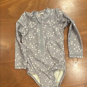 Floral Long Sleeve Swimsuit